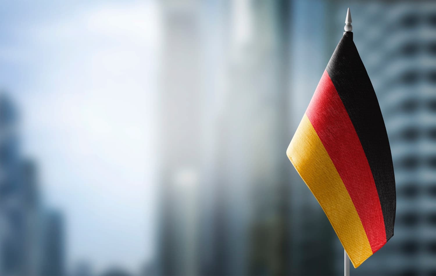 Student learning German